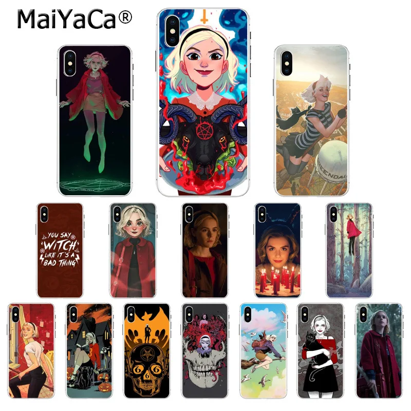 

MaiYaCa Chilling Adventures of Sabrina Smart Transparent Soft Phone Case for Apple iPhone 8 7 6 6S Plus X XS MAX 5 5S SE XR
