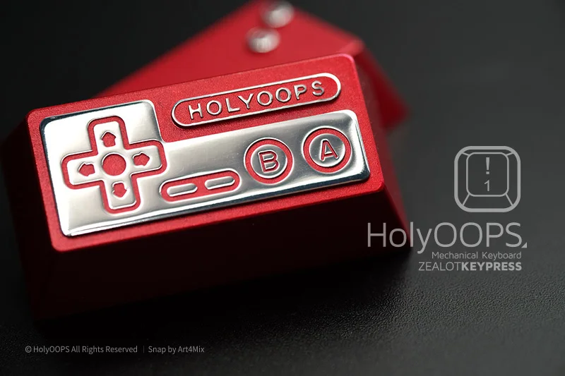ФОТО HolyOOPS FC NES Full Metal Mechanical Keyboard Keycap Backspace Key