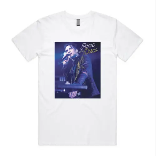 

Panic! at The Disco Brendon Urie TShirt Custom Men Woman Unisex Personilized Tee Funny Tops Tee Casual O Neck