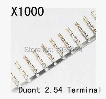 

1000pcs 2.54mm Dupont Jumper Wire Cable Housing Female Pin Connector Terminal