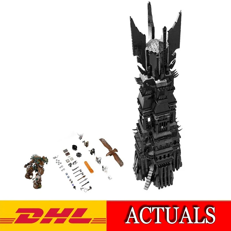 

2018 Lepin 16010 2430Pcs Lord of the Rings The Tower of Orthanc Model Building Kits Blocks Brick Compatible Children Toys 10237