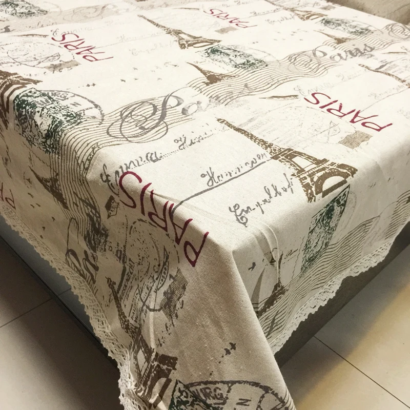 

Cotton lace fabric tablecloth cover towels European style dining table cloth rectangular garden