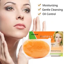 Новая натуральная растительная формула отбеливающий, с экстрактом папайи анти-веснушки мыло для ухода за кожей умывальник мыло