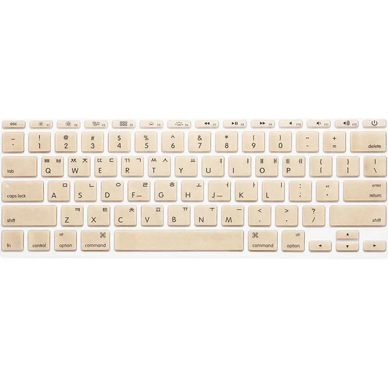 Корейский протектор для MacBook Air 11 дюймов 6 дюйма корейский язык силиконовый