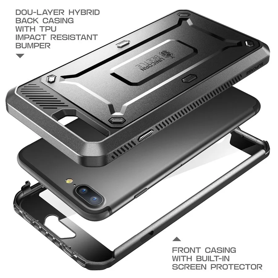 Непромокаемые Heavy Duty Гибридный Панцири чехол для Apple iPhone 7 Plus с подарок Экран