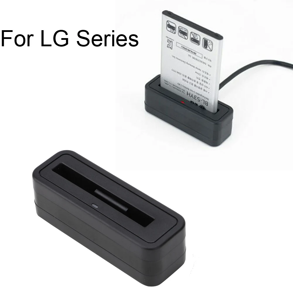 

Mini Phone Battery Charger Charging Dock Holder Cradle+ Micro USB Cable for LG G4 G5 F240 V10 For LG G3 V20 CellPhone