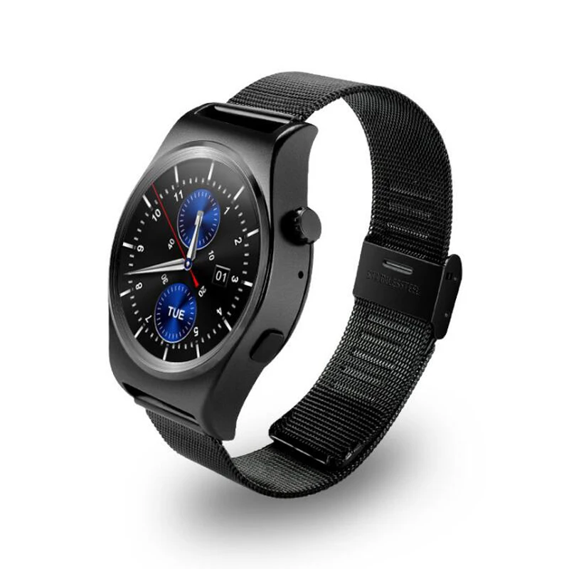 

X10 Full Round Intelligent Watch Heart Rate Pedometer Tracker MTK2502 BT4.0 Fitness Health Tracker IOS Android
