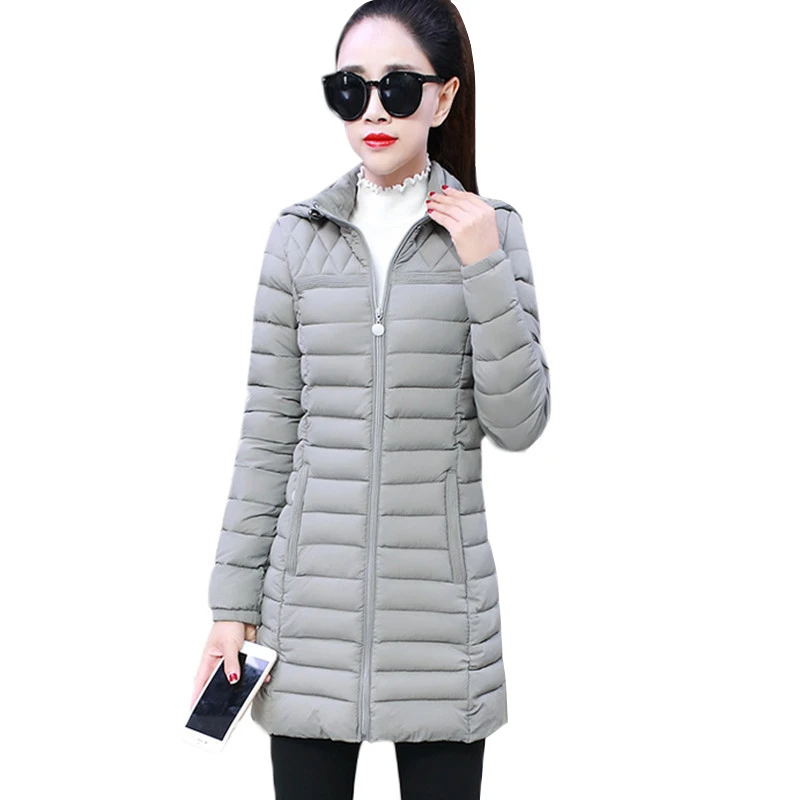 

2019 Winter Jacket Women Hooded Parka Korean Casual Long Thick Cotton Padded Coat Ladies coats Loose Plus size Women Jacket 6XL