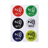 6Pcs Waterproof PET Material NFC Stickers Smart Adhesive Ntag213 Tags For All Phones ► Photo 1/6