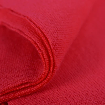 40*160 см тонкая эластичная трикотажная ткань из хлопка и спандекса для обрезки спортивных поясов/манжет/подола/воротника - Цвет: red
