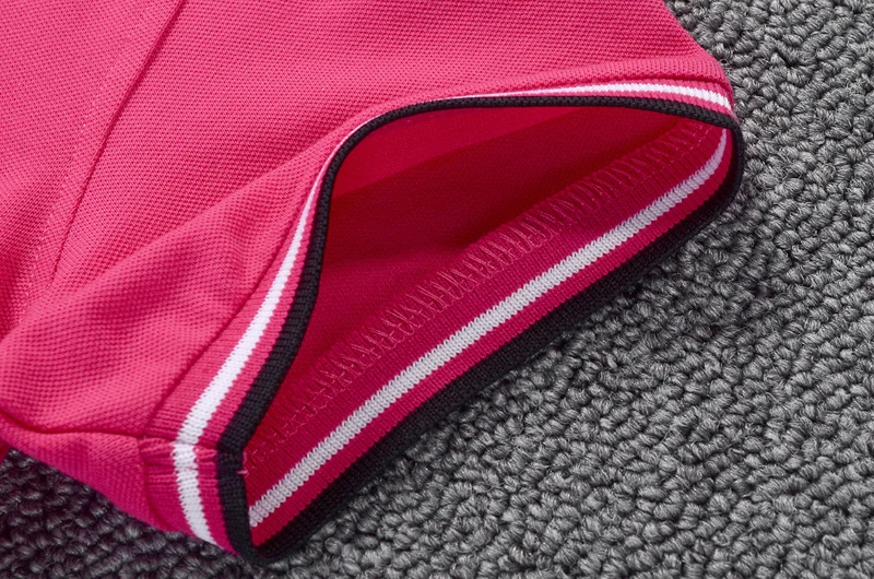 Marca de Verão para Mulheres Moda Bordado Cavalo Grande Manga Curta Polos Camisas Casuais Algodão Feminino Lapela t Magro Senhoras Topos 2021 7 Moda 2020 marca de verão das mulheres