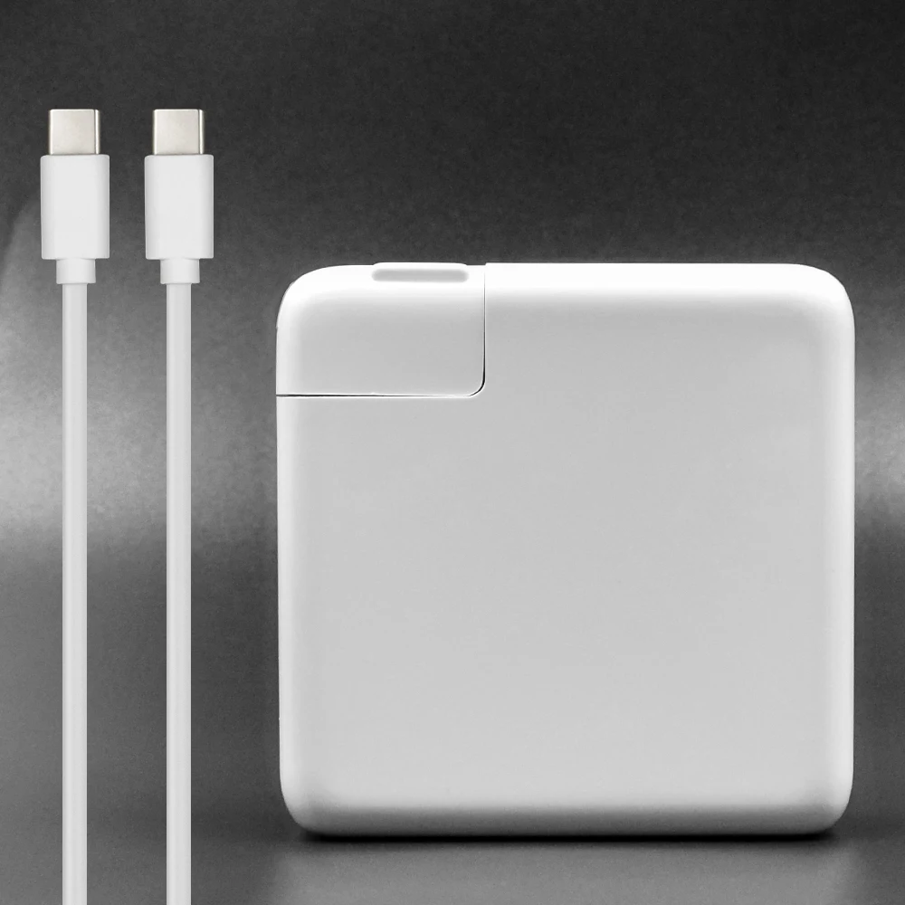 

Tested 87W USB-C Power Adapter Charger For Macbook 12"13"15" Inch With 1M Charge Cable For Lightning Apple Iphone X 8 7 6 Plus