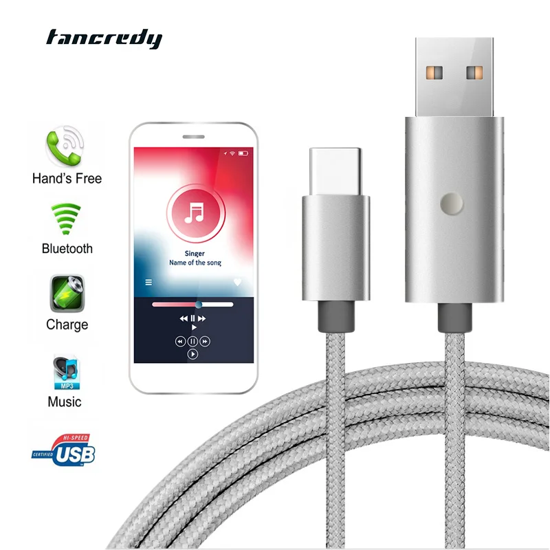 Автомобильный FM передатчик Tancredy с Bluetooth 4 2 и USB автомобильный комплект громкой