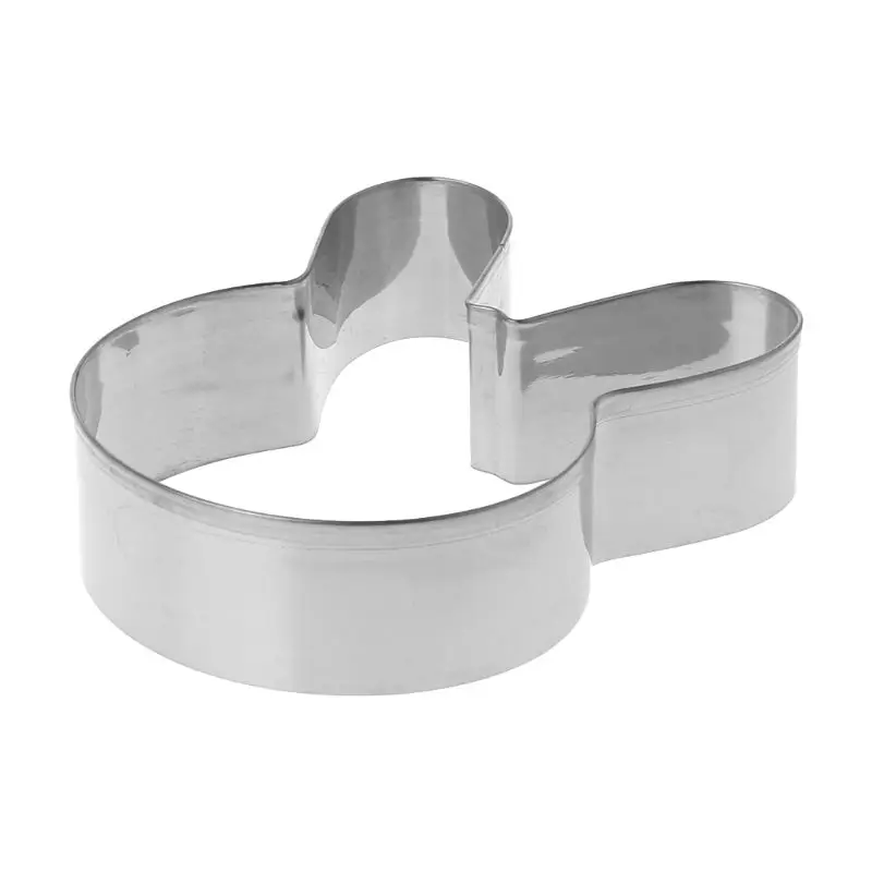 

Easter Rabbit Bunny Head Stainless Steel Cookie Cutter Cake Baking Chocolate Mold Fondant Pastry Biscuit Mould DIY Crafts