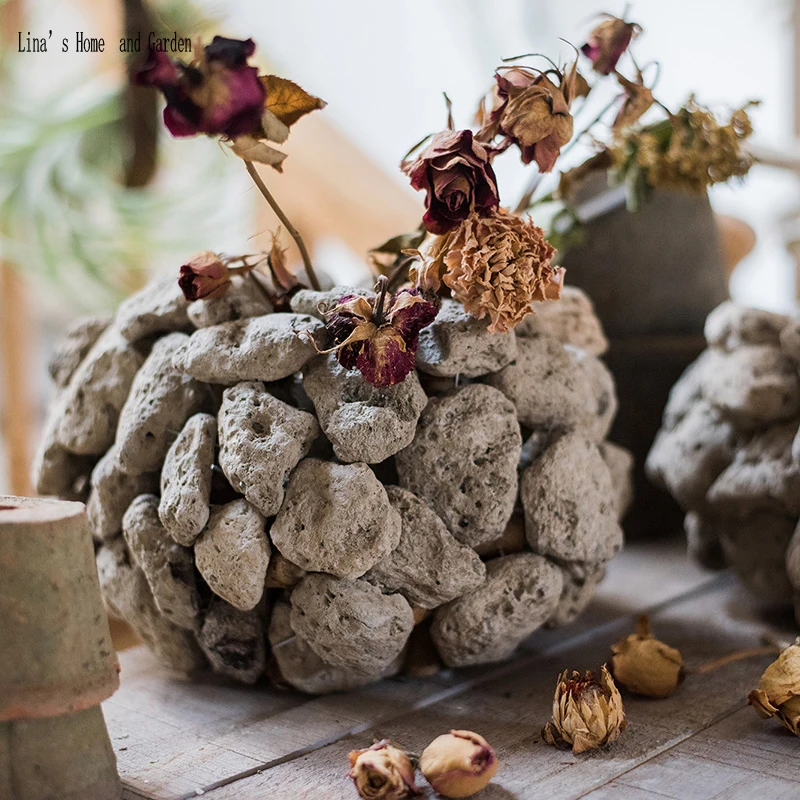 pelelith handmade mini table version Natural Stone Candle Holders (5)