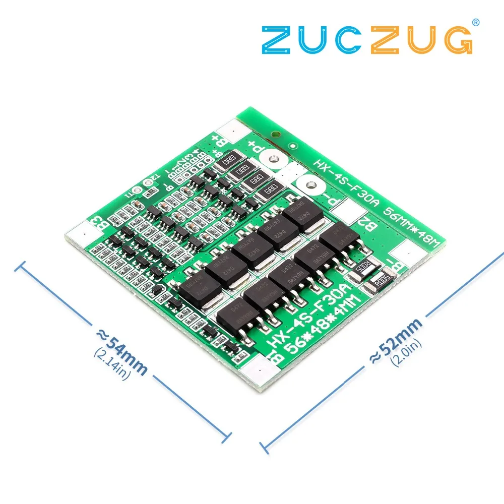 

4S 12.8V lithium iron phosphate protection board/4S 14.8V lithium battery protection board with balanced 100A split