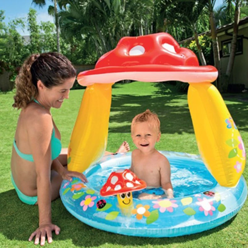 ПВХ надувной детский гриб солнцезащитный бассейн детский сплошной квадратный черепаха плавательный бассейн летняя игрушка для песка портативная водная игра