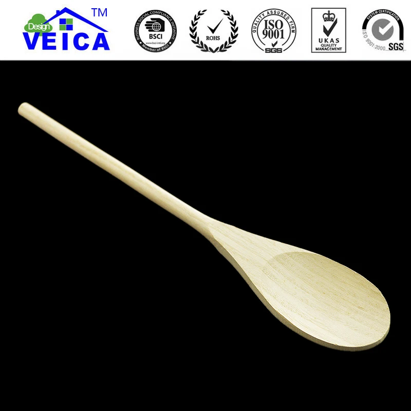 1 шт. 300 мм скребок кухонная деревянная ложка для супа здоровая деревянная ложка рисовая ложка посуда