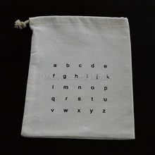 100 шт./лот высокое качество хлопка мешок ювелирных изделий хлопок Подарочный мешочек хлопок drawstring сумка логотип ювелирные изделия сумка wilget сумка