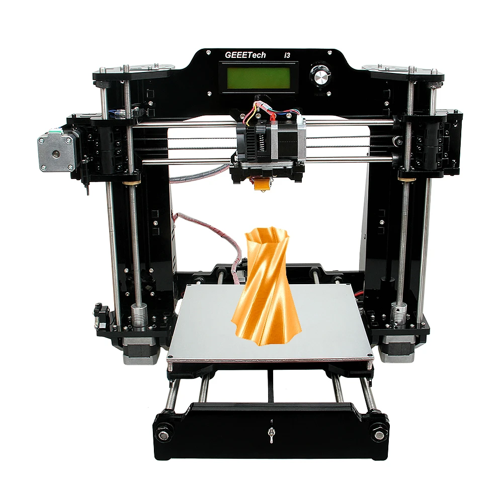 Geeetech Newest 3D Printer Reprap i3-X DIY Kit Acrylic Frame 5 Materials Support LCD Free | Компьютеры и офис