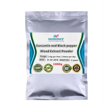 

1000g Perfect Mixed Curcumin and Black pepper extract powder for anti-inflammatory disease,help manage diabetes