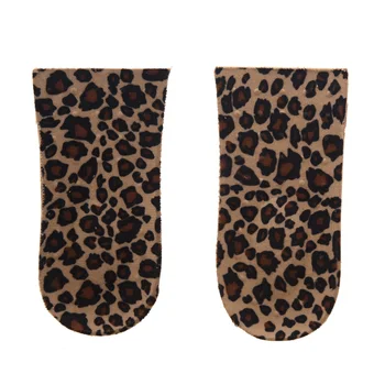 

4 x Sole Heel Pad PVC Leopard Growing for Women Men + 4.5cm