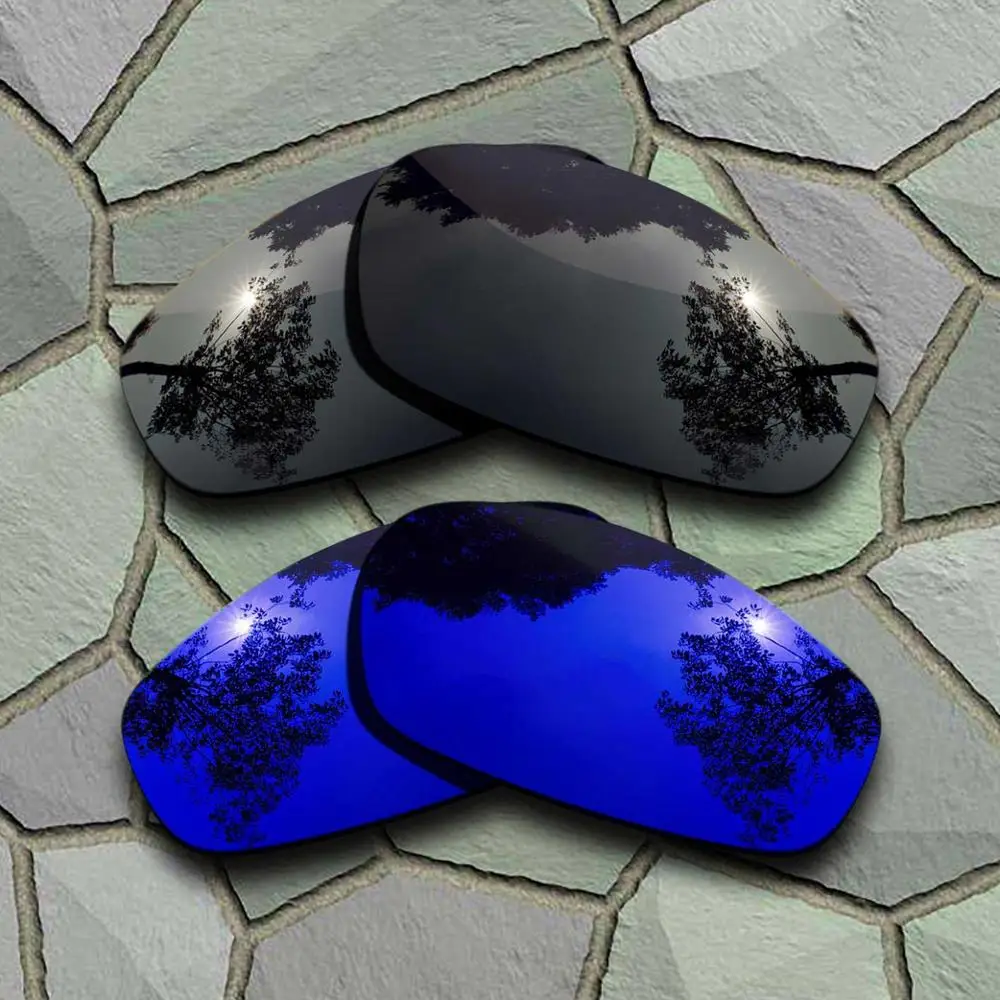 Black-Violet Blue Серые черные и фиолетовые синие солнцезащитные очки поляризованные Сменные линзы для солнцезащитных очков - Цвет линз: Black-Violet Blue