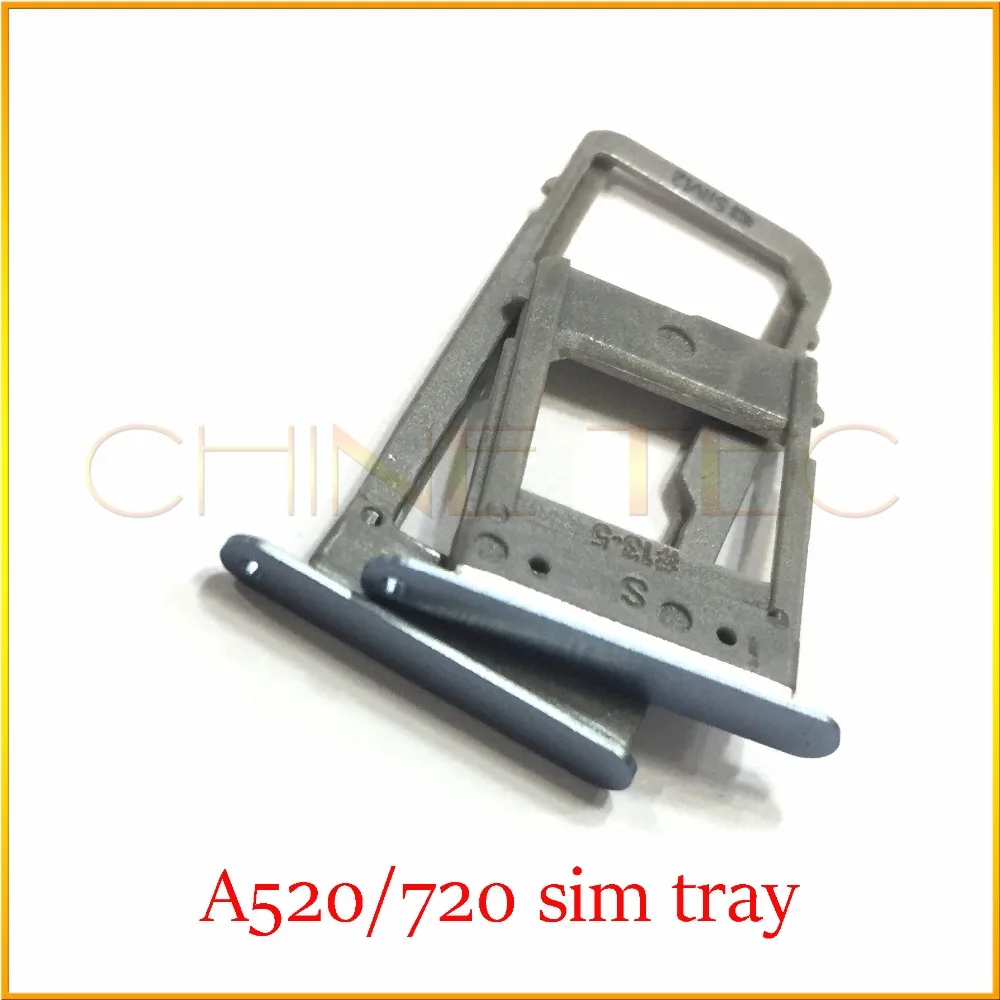 

1set For Samsung Galaxy A5 2017 A7 2017 / A520F A720F Nano SIM Card micro SD Tray Holder Slot Adapter