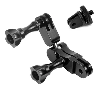 

Universal Aluminium 360 Degree Swivel Rotating Tripod Mount Adapter Head Pivot Arm Connector for Sony HDR AS50 AS30 AS20 Gopro