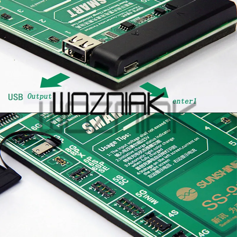 SS-915 Универсальное зарядное активации доска quick charge инструменты для ПХБ с USB кабель для iPhone samsung Android HTC, Huawei, Xiaomi