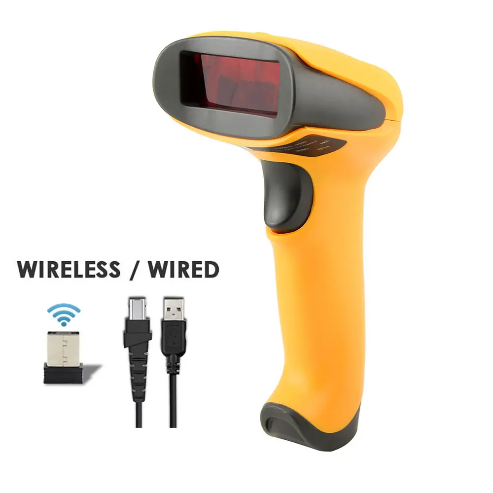 NETUM 2.4G اللاسلكية الباركود ماسح ليزر الباركود قارئ مع USB استقبال ل POS والمخزون NT-2028