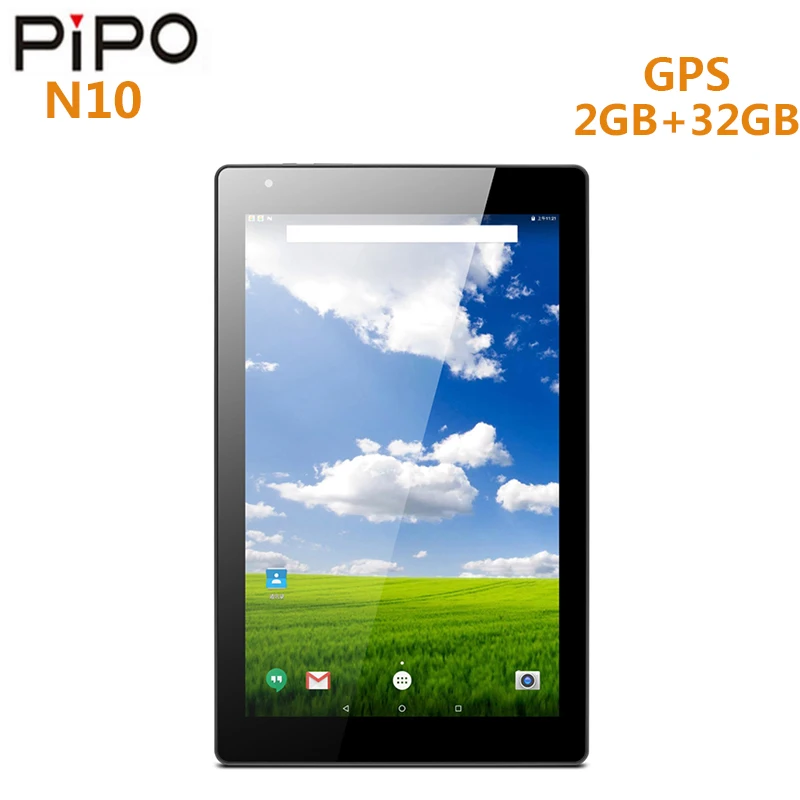 Pipo N10 10,1 дюймовый планшет андроид 7,0 MTK8163A 4 ядра 1,5 GHz 2 GB Оперативная память 32 GB Wi-Fi HDMI 5.0MP сзади Камера Планшеты PC 7000 mAh