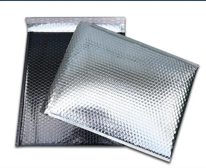 Wholesale Price! 90pieces/lot Silver Bubble Foil Bags (inner size 33*40cm) aluminum foil