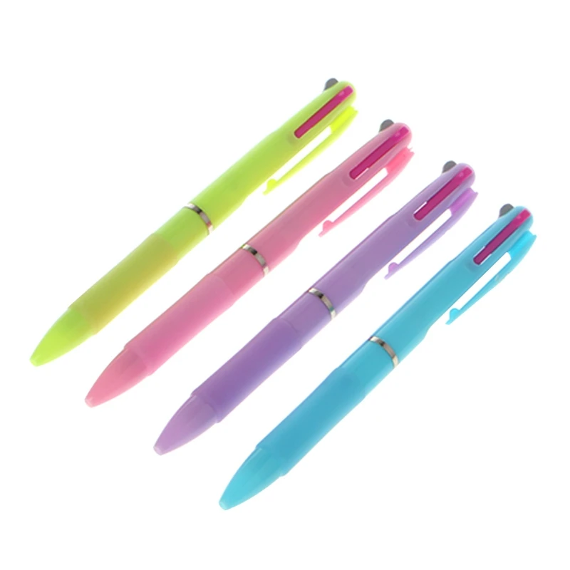 

1 x Ballpoint Pen 1Pcs Funny Stationery Multi-Color Ballpoint Pen 3 colors Ballpoint Pen Study Pen Sent At Random