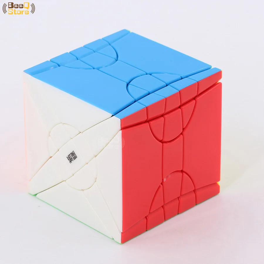 MoYu Yileng Fisher Time Wheel Cube, волшебный куб, головоломка, игрушка для соревнований, черный, без наклеек, необычная форма, твист, куб