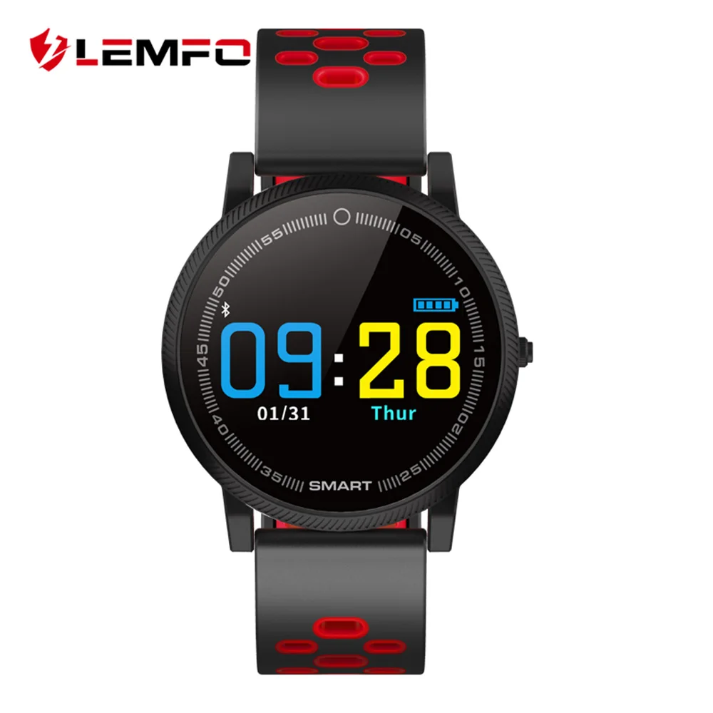 

LEMFO Professional Sport Smart Watch Heart Rate Monitoring Blood Pressure IP67 Waterproof 30 Days Battery Smartwatch Men