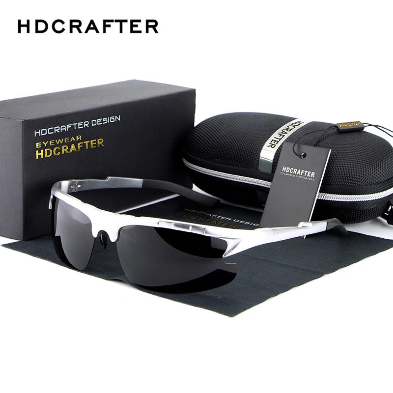 Мужские солнцезащитные очки HDCRAFTER брендовые дизайнерские поляризационные для