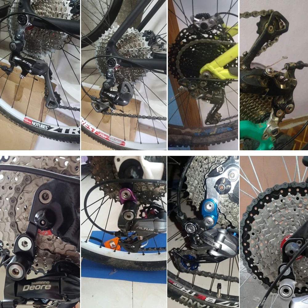 VXM MTB الطريق الدراجة الخلفية Derailleur شماعات تمديد موسع الدراجات إطار والعتاد الذيل هوك موسع Roadlink دراجة أجزاء