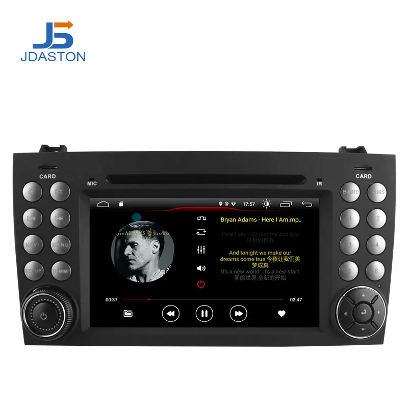 Excellent JDASTON Android 9.1 In Dash 2 Din Car DVD Player For Mercedes Benz SLK R171 SLK230 W171 Car GPS Radio Audio Multimedia Stereo 2