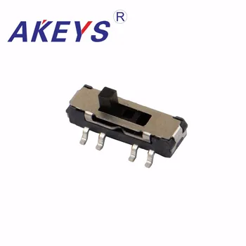 

15pcs MST-23D19 MINI slide switch 2P3T SMD SMT 8 pin 3 position mini toggle switches micro slide switches with fixed pin