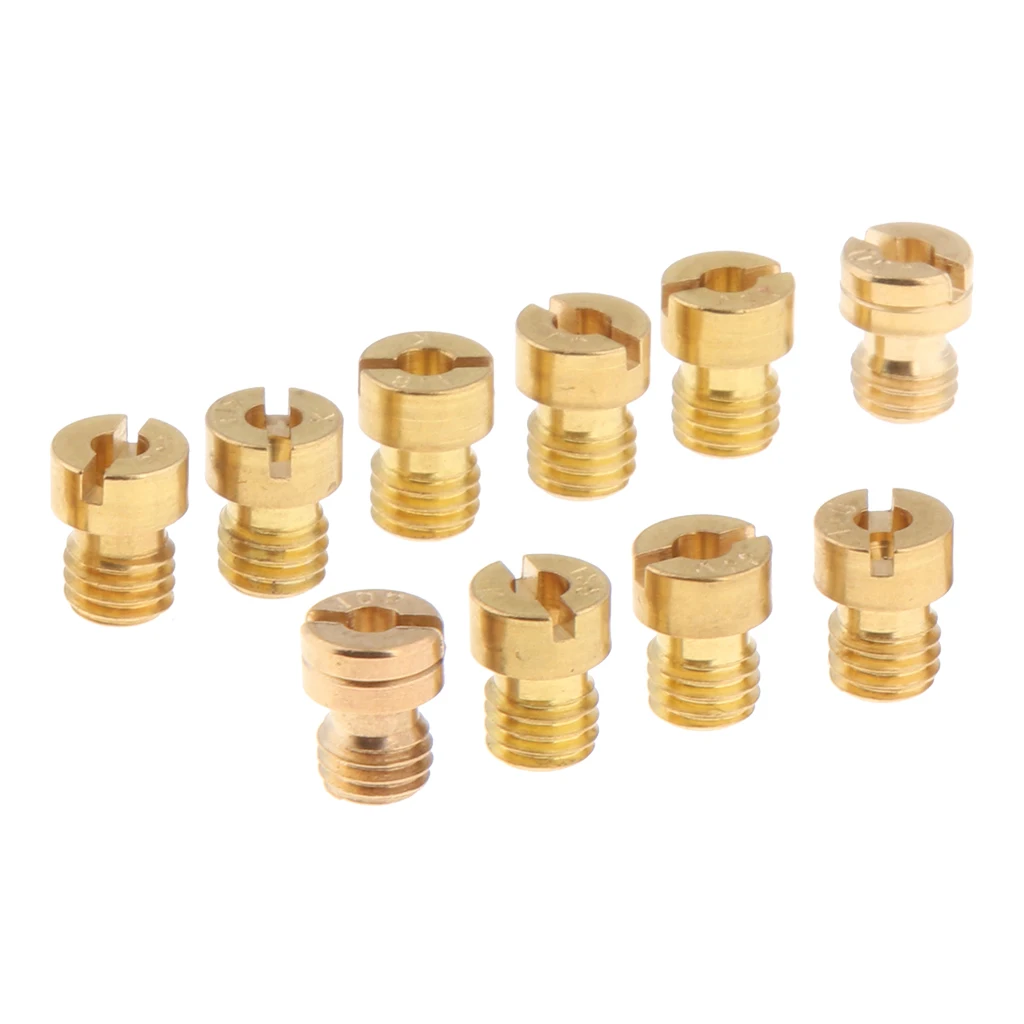 

10x M5 Main Jet Motorcycle Carburetor Repair Kit Main Jet Set 108 110 112 114 115 124 Motorcycle Carburetors Parts