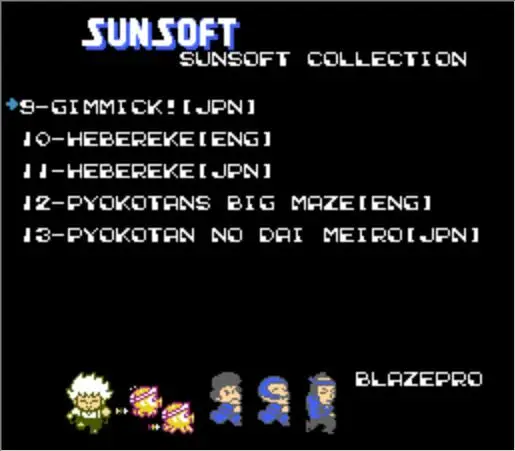 SUNSOFT коллекция 13 в 1 игровой Картридж для консоли NES