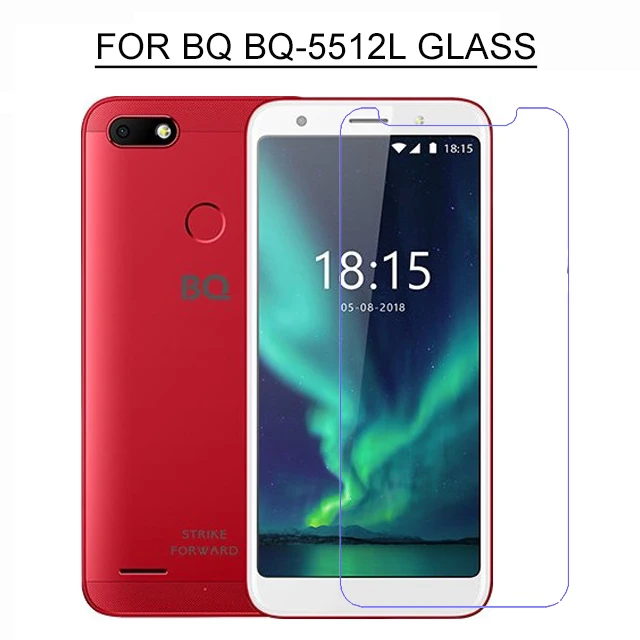 

BQ BQ-5512L Strike Forward Glass Anti-Scratch Protective Tempered Glass for BQ 5512L Screen Protector Cover 2.5D Smartphone Film