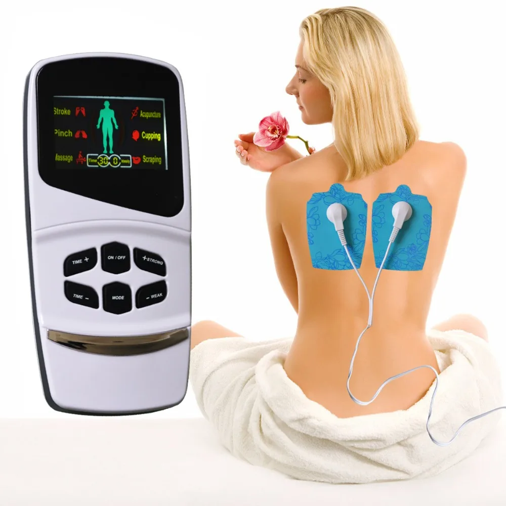 1set Multi-function Intelligent Voice Electronic Massager Relieve Fatigue Body Pain Relief Muscle Stimulator Therapy Instrument