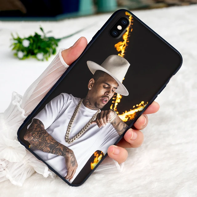 Chris Brown Soft Case for iPhone XS Max XR X 7 8 6 6S Plus 5 5S SE