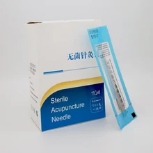 500 шт. 0,16/18/25/30/35/40 мм Одноразовые Стерильные Иглоукалывание иглы плоская ручка Массаж