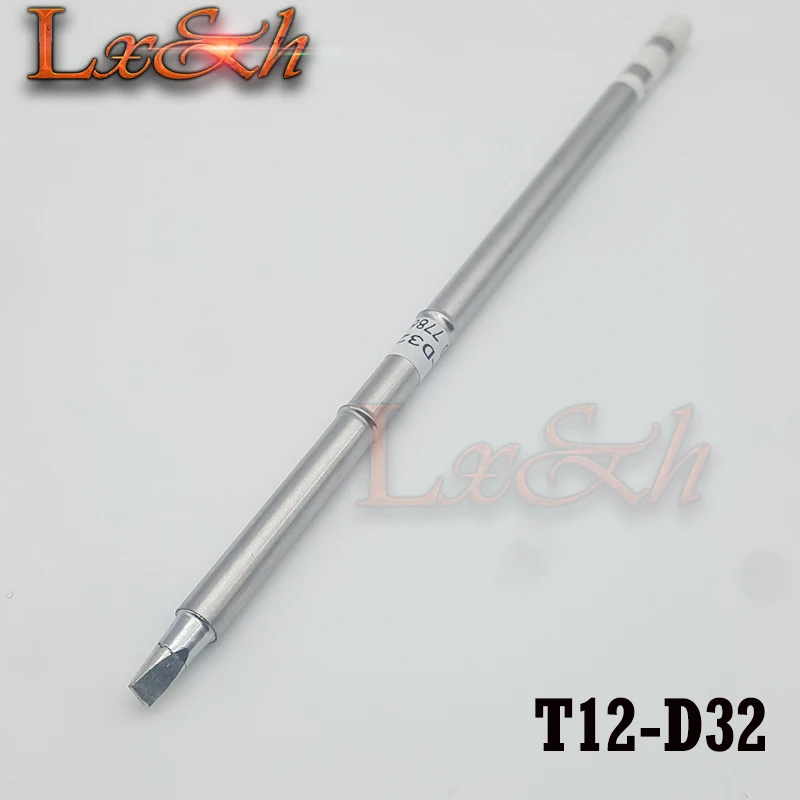 

2PCS T12-D32 lead-free 200-400centidegree soldering iron tip for HAKKO FX-951 FX-952 FX-950