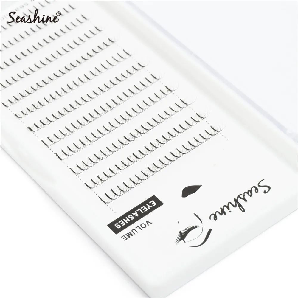 

Seashine 3D Long stem Russian Volume Eyelashes Extension Pre made Fans Eyelash Individual Extensions Free Shipping