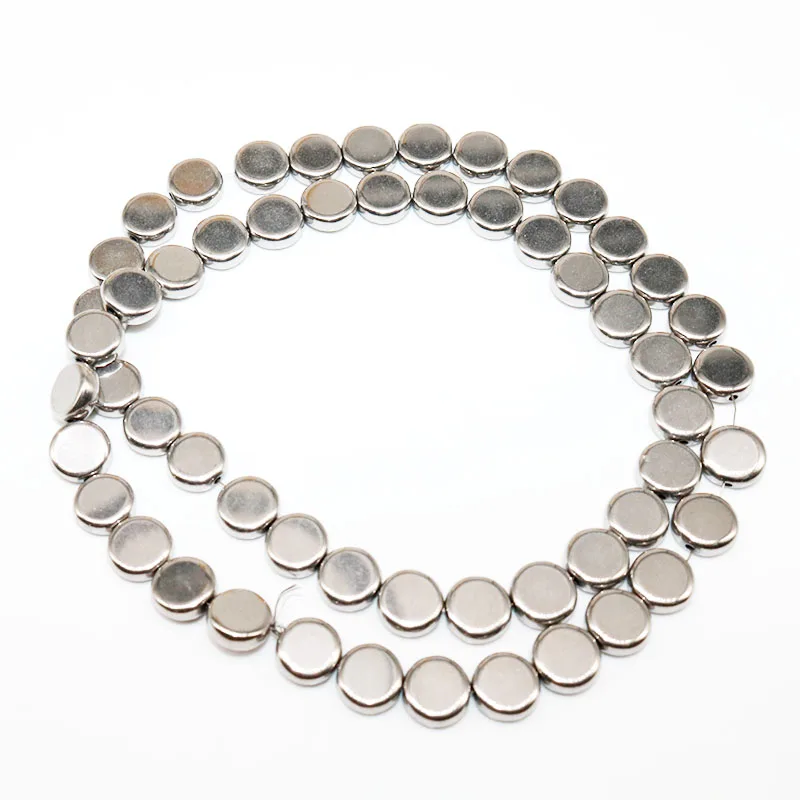 

55pcs Black Hematite Gall stone Loose Beads round Spacer Beads Round Shape Handwork For Jewelry Making 7.5mm