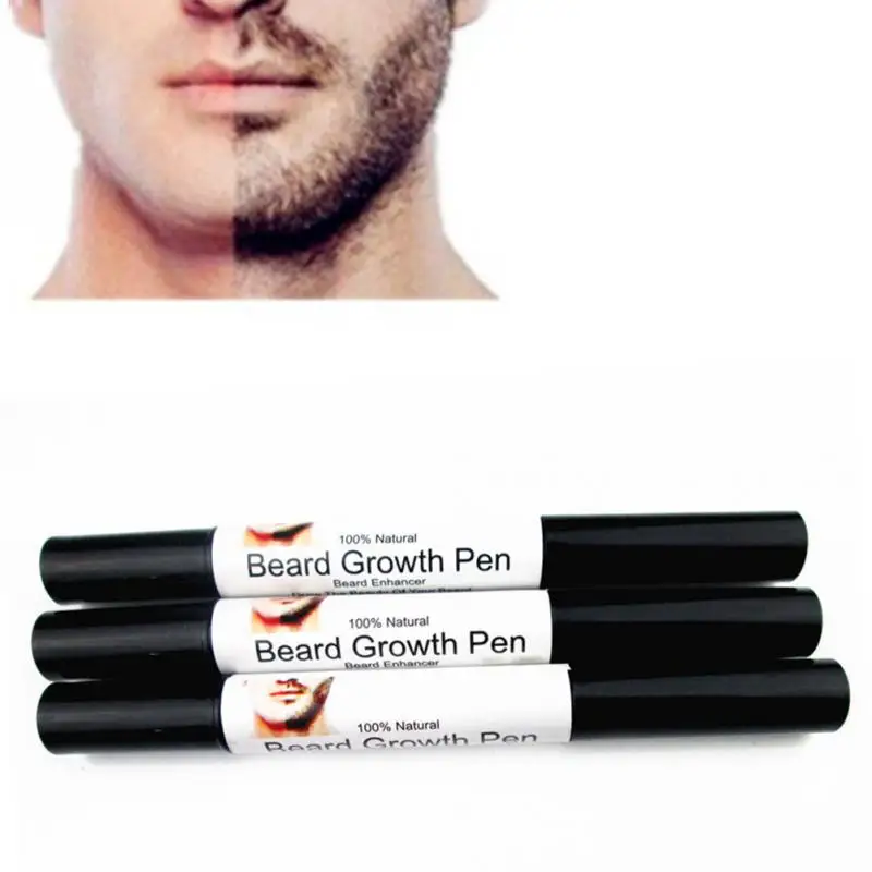 1 шт. Новое быстрое эффективное лицо, борода для роста жидкая ручка для роста, формирующая спрей для бороды для роста, форма для рисования